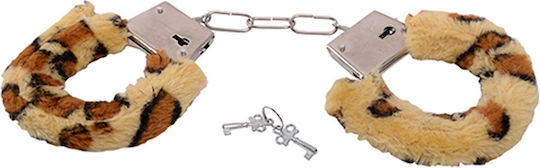 Toyz4lovers Bestseller Handcuffs With Fur Handcuffs in Brown Color