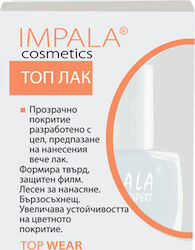 Impala Cosmetics Top Coat for Simple Nail Polishes Quick Dry 12ml Impala Cosmetics Top Coat for Simple Nail Polishes Quick Dry 12ml