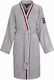 Tommy Hilfiger Teddy Μπουρνούζι με Γιακά Grey 360gr/m²