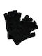 Kids Gloves Fingerless Black