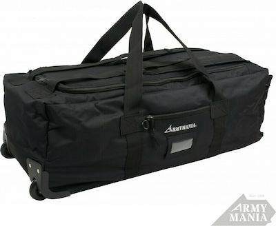 Armymania HH-114010 Military Backpack Travel Trolley Bag in Black Color 100lt