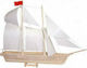 Anelixi Wooden Construction Toy Assembled Construction: Ιστιοφόρο Shooner for Children 8+ years old+ Years
