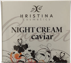 Hristina Cosmetics Κρέμα Προσώπου Νυκτός για Ενυδάτωση, Αντιγήρανση & Ατέλειες με Χαβιάρι 50ml