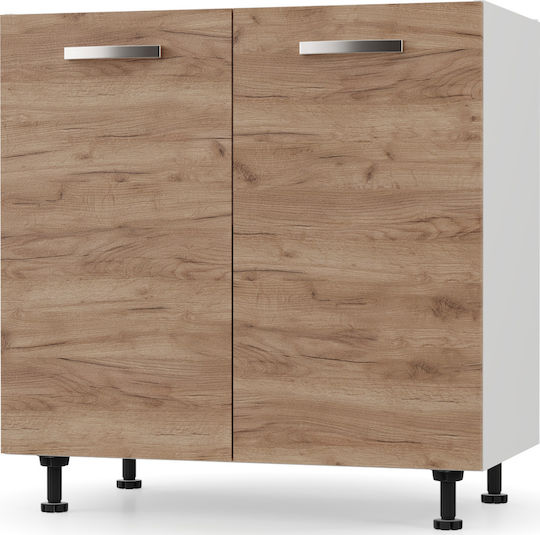Charlotte Floor Cabinet Golden Oak 80x46.5x82cm