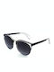 Police Women's Sunglasses with Black Plastic Frame and Black Gradient Lens SPL642 0NVA