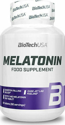 Biotech USA Melatonin Supplement for Sleep 90 caps