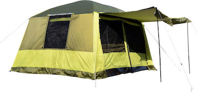 Outsunny Cort Camping 3 Sezoane pentru 8 Persoane 410x310x225cm