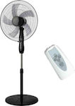 Brand 1207 Pedestal Fan 50W Diameter 45cm with Remote Control