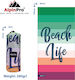 AlpinPro Dryfast Shapes Beach Towel Multicolour 160x80cm