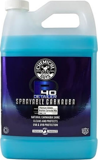 Chemical Guys P40 Detailer Spray Cu Lichid Ceară De Carnauba Pentru Mașină 3.785lt