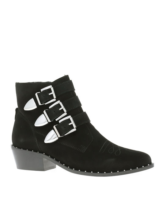 Dante MXGU0097W Leather Women's Ankle Boots Black