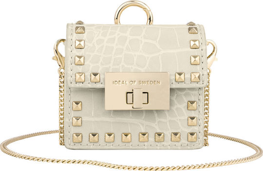 iDeal Of Sweden Zoe Mini Hülle Kunststoff Beatstuds Cream Croco für Apple AirPods