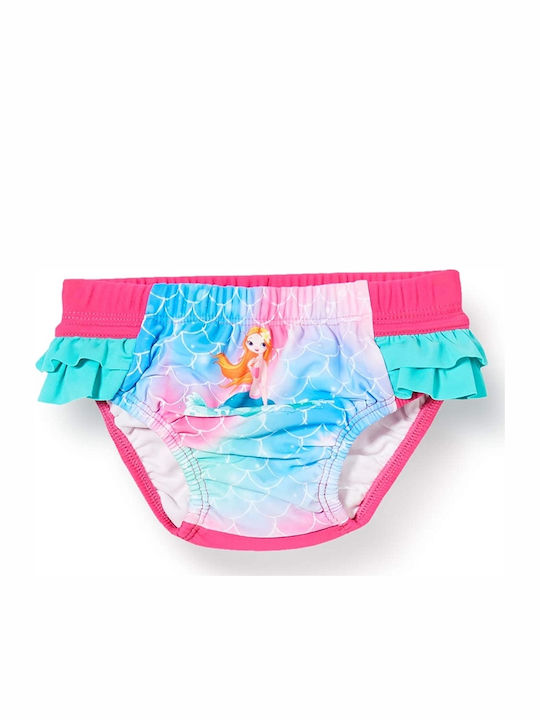Playshoes Mermaid Παιδικό Μαγιό Πάνα Πολύχρωμη
