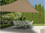 Triangular Shade Net Brown 3.6m 150gr/m²