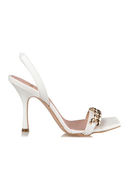 Mairiboo for Envie Leather Sandals White