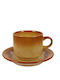 Art et Lumiere Dionysos Cup Coffee Porcelain Brown 210ml
