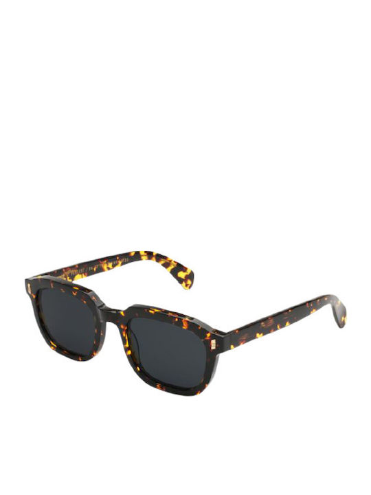 Gast Maven Unisex Sunglasses with Brown Tartaru...