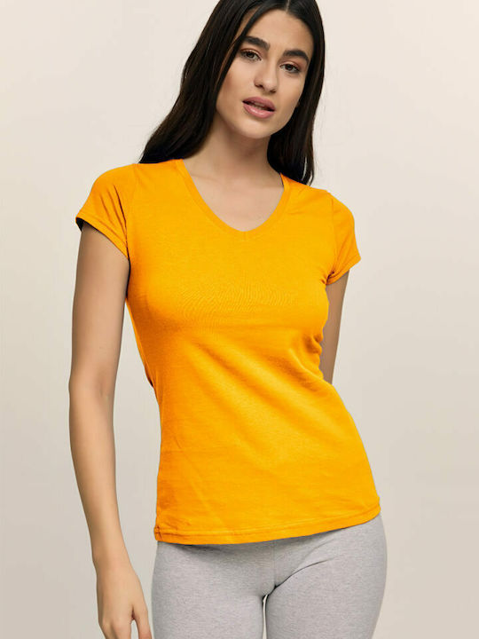 Bodymove Γυναικείο T-shirt Κίτρινο