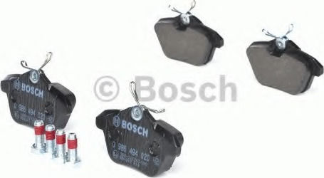 Bosch Σετ Τακάκια Πίσω 2τμχ για Lancia Kappa Alfa Romeo / Fiat / Ford / Lancia