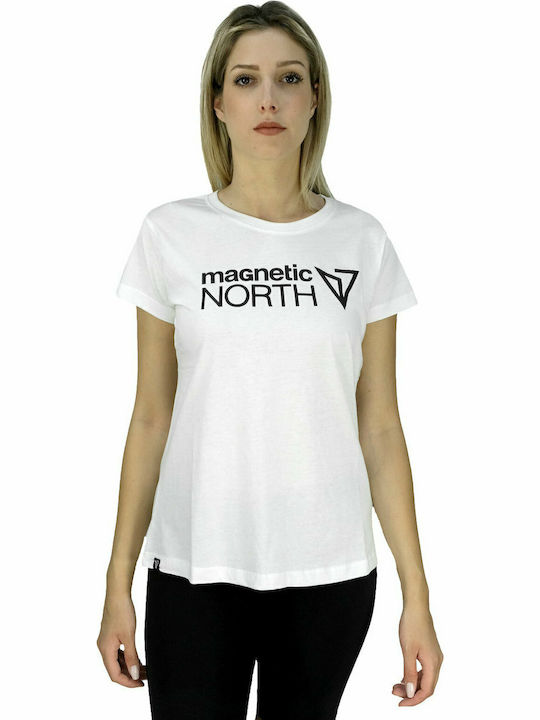 Magnetic North Women's Athletic T-shirt White