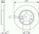 Bosch Brake Discs Rear 2pcs for Peugeot 308