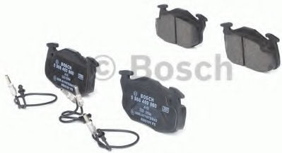 Bosch Σετ Τακάκια Εμπρός 2τμχ για Citroen Saxo Peugeot 106 / 205 / 305 / 405 Renault Super 5