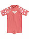 Roxy Springsuit Kinder Badeanzug Einteilig Rosa