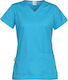 B-Well Andrea Women's Medical Blouse Light Blue