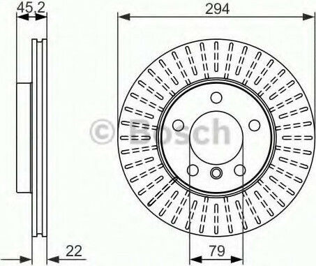 Bosch Спирачни дискове Предни 2бр за Mini Сънародник / Пейсмън