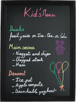 Securit Floor Chalk Board 90x70cm