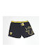 Men's Boxer Black with Patterns