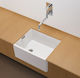 Sanindusa Belfast 740000 Drop-In Sink Porcelain W59.5xD47.5cm White