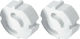 Socket Protective Cover Simple Placement made of Plastic in White Color 1pcs