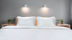 Beauty Home Hotel Sheet White King Size 280x280cm Cotton 1pcs