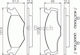Bosch Brake Pad Front 2pcs for Lada 110 Mazda 2 Vw