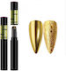 UpLac Magic Chrome Pigment Pen Σκόνη Διακόσμησης για Νύχια σε Χρυσό Χρώμα