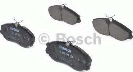 Bosch Plăcuță de frână Față 2buc pentru Ford Maverick Nissan Serena / Terrano / Vanette Plăcuțe și discuri de frână Ford / Nissan