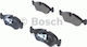 Bosch Σετ Τακάκια Εμπρός 2τμχ για Mazda 2 Chevrolet / Daewoo / Opel / Saab / Ssangyong / Vauxhall