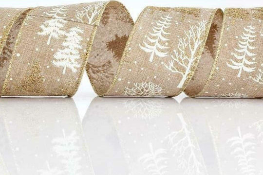 Eurolamp Christmas Ribbon Gold 900cm 1pc