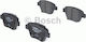 Bosch Brake Pad Rear 2pcs for Mazda 2 Audi / Seat / Skoda / VW