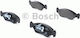 Bosch Brake Pad Front 2pcs for Ford Fiesta Mazda 121 Ford / Mazda