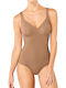 Lingerie Spaghetti Strap Bodysuit Zero Feel Body X Beige