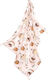 La Millou Fly me to the Moon Musselin-Kuscheldecke Rosa 100x120cm.