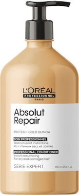 L'Oreal Professionnel Absolut Repair Gold Quinoa Conditioner Reconstruction/Nourishment for All Hair Types 750ml