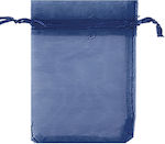 Justnote Stoff Beutel für Geschenke Blau 12.5x17.5cm. 100Stück