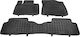 Rezaw Plast Set of Front and Rear Mats 3pcs Tray Type for Kia Sorento 2020+ Black