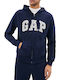 GAP Sweatshirt mit Kapuze Marineblau