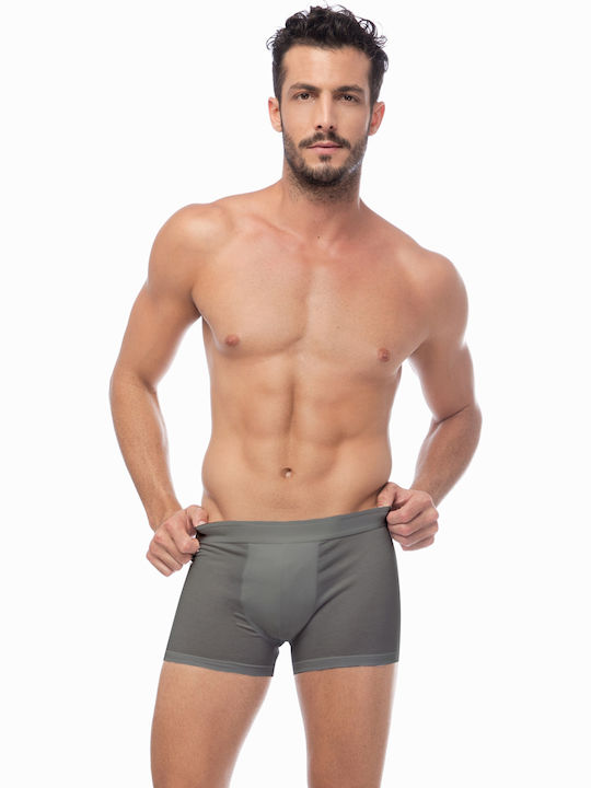 Minerva 90-22076 Herren Boxershorts Gray 1Packung 90-22076-075