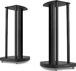 Wharfedale Standuri pentru boxe pardoseală EVO 4 Stands (Pereche) în culoarea Negru Negru S099.00002