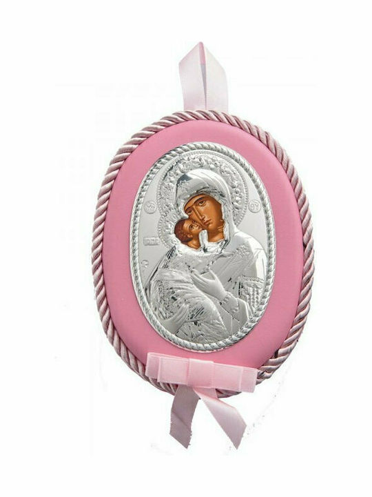 Prince Silvero Heilige Ikone Kinder Amulett mit der Jungfrau Maria aus Silber MA-D1110-LR